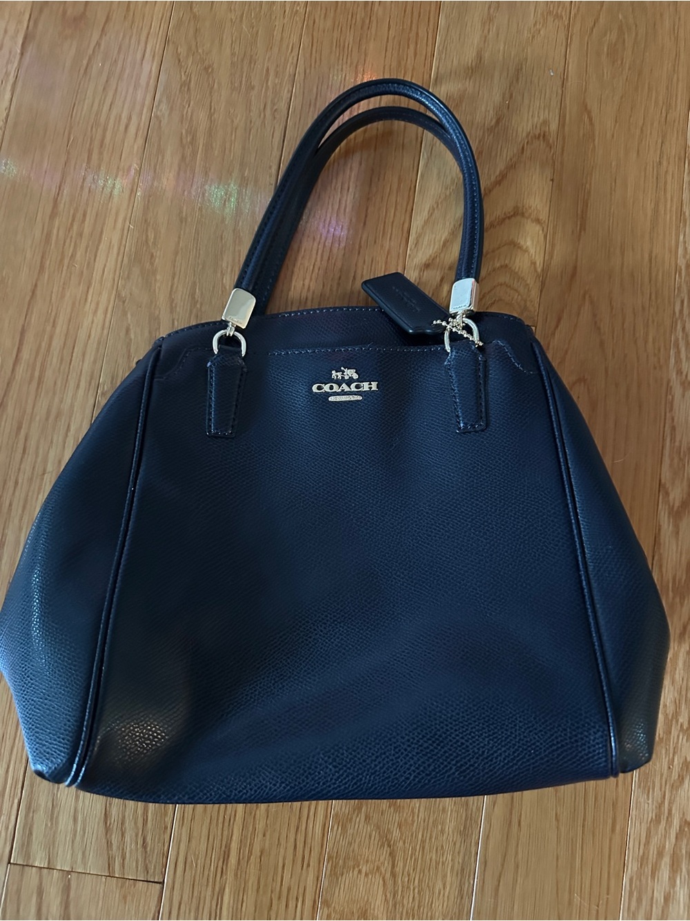 Navy coach bag